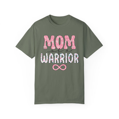 mom of a warrior Unisex Garment-Dyed T-shirt