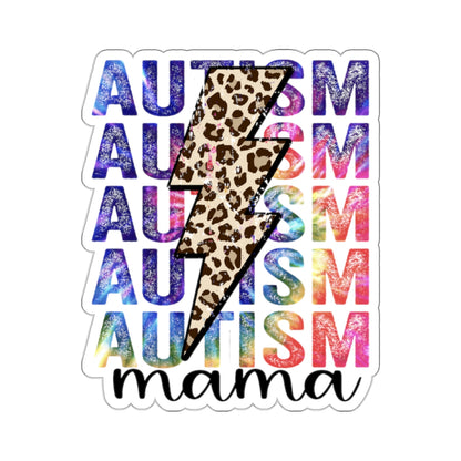 Autism mom Kiss-Cut Stickers