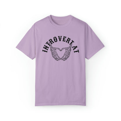 Introvert at heart Unisex Garment-Dyed T-shirt