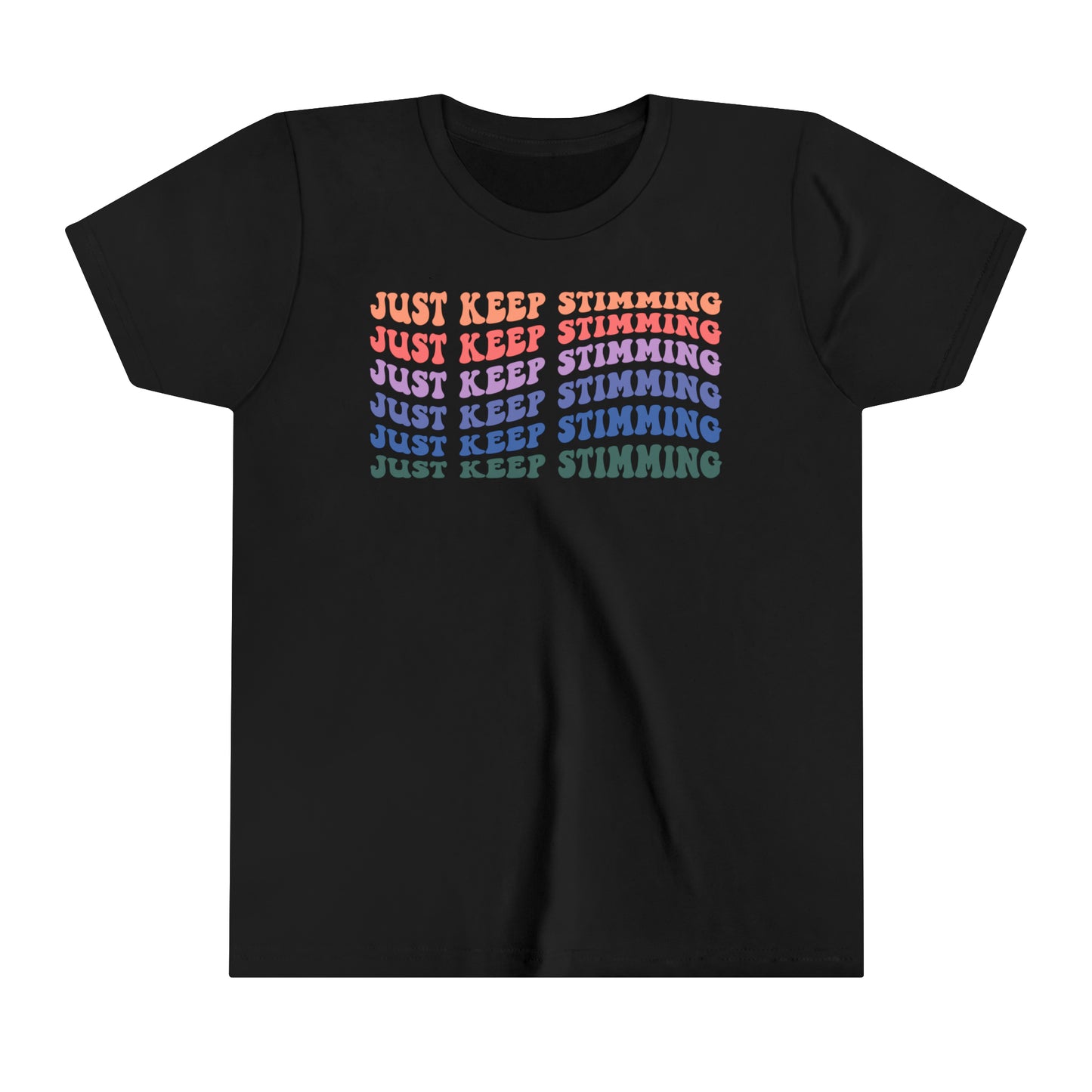 just keep stimming Youth Short Sleeve Tee