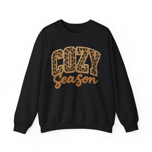 Cozy Season Leopard Sweatshirt