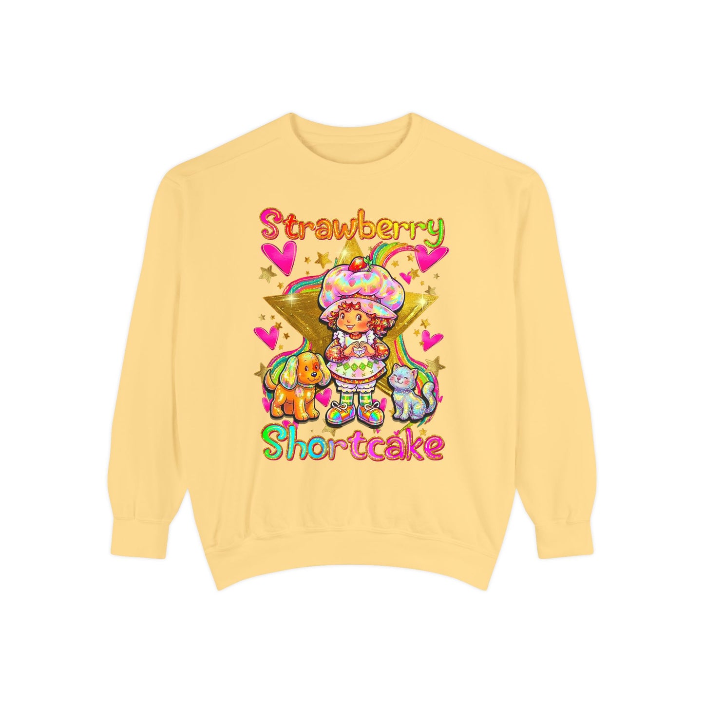 Strawberry Shortcake Sweatshirt — Vintage Cute Character Pullover