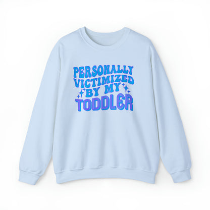 Victimized by my Toddler Unisex Heavy Blend™ Crewneck Sweatshirt