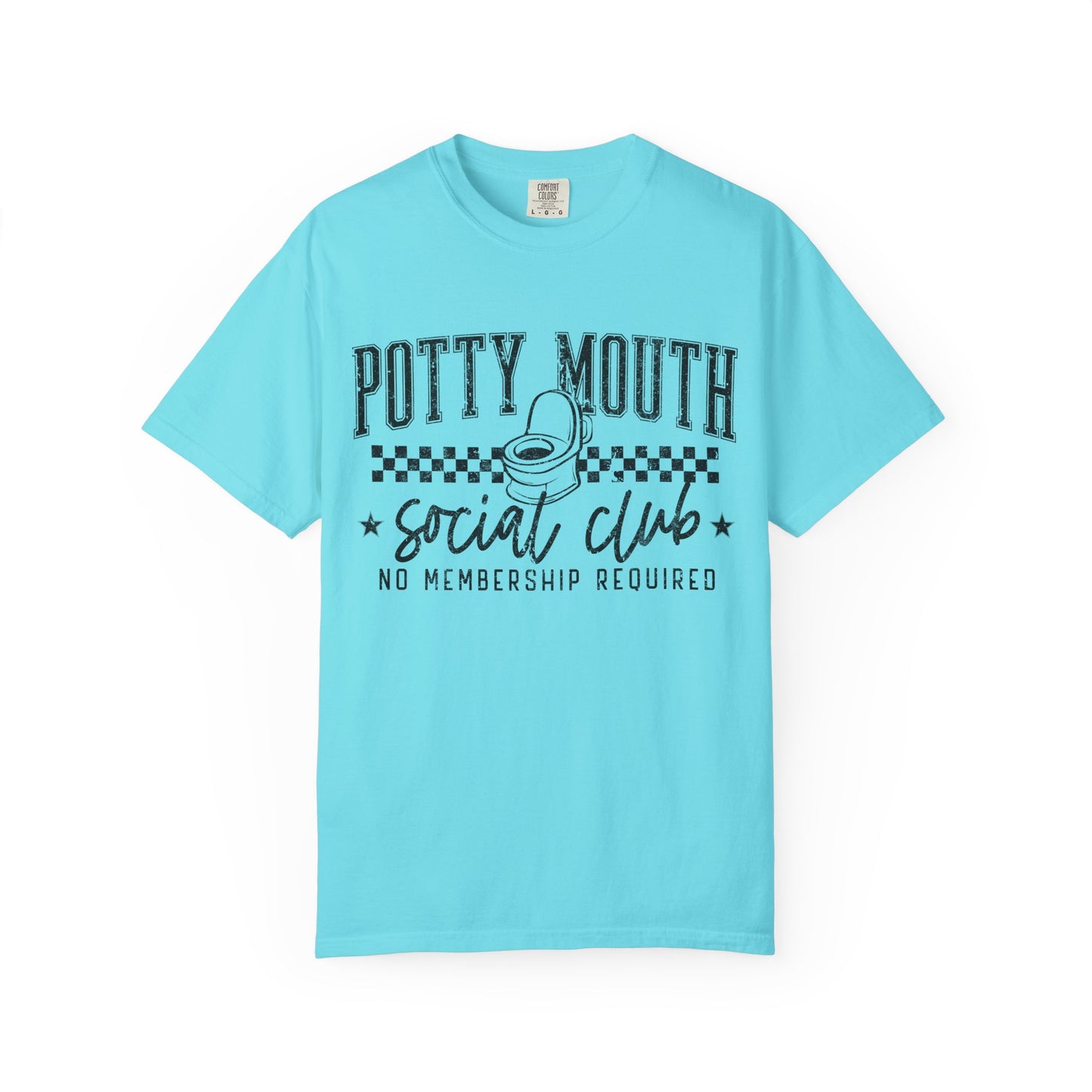Potty Mouth Social Club T-Shirt — Funny Toilet Graphic Tee