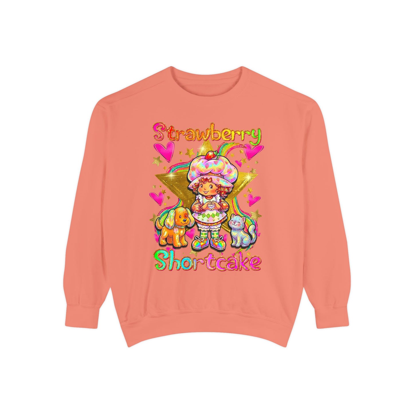 Strawberry Shortcake Sweatshirt — Vintage Cute Character Pullover