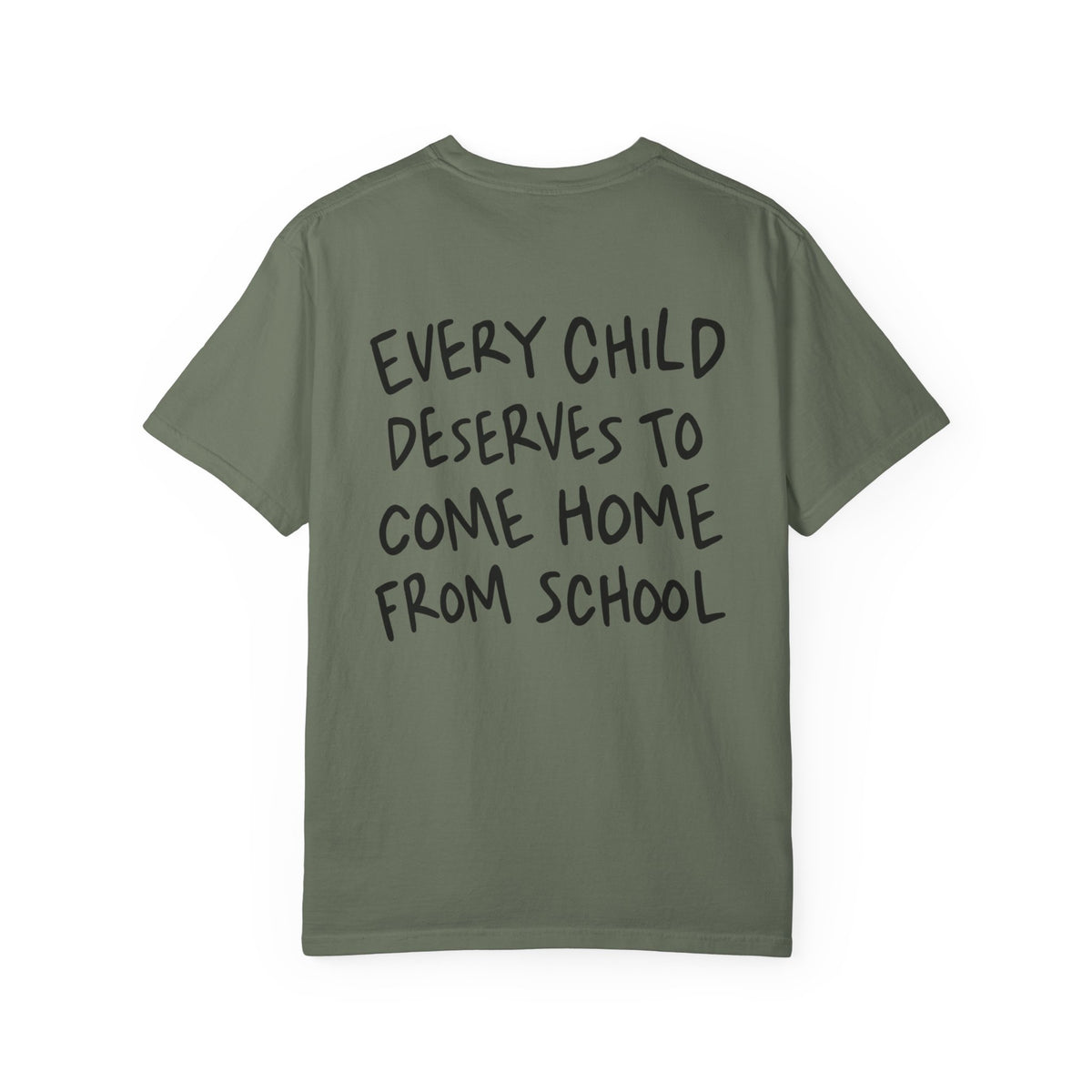 Every child back design Unisex Garment-Dyed T-shirt