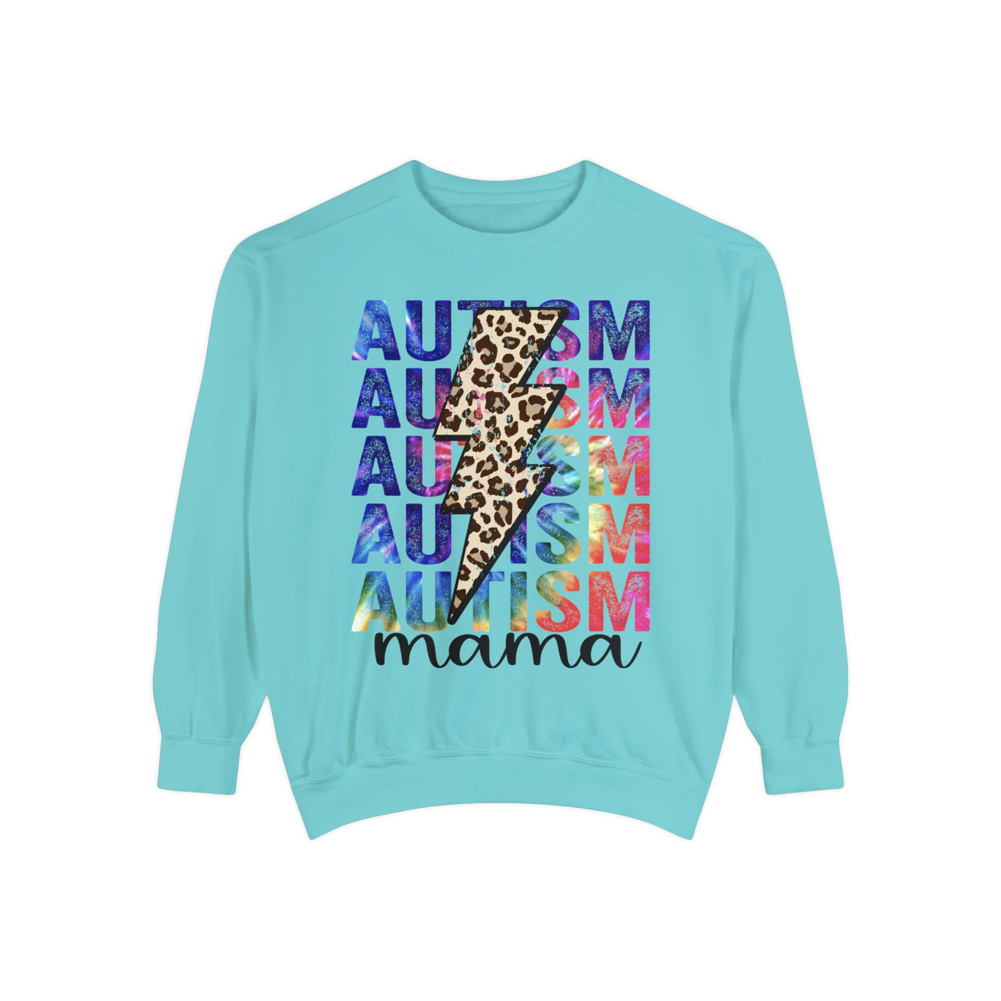 Autism Mom Unisex Garment-Dyed Sweatshirt