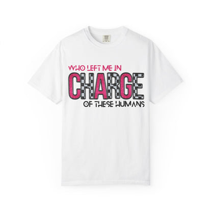 Who left me in charge mom tee
