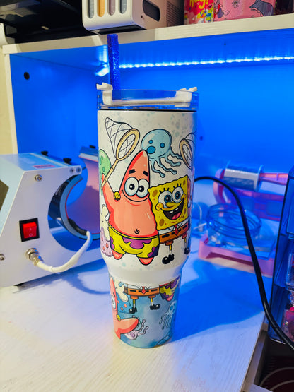 SpongeBob best day ever 40oz tumbler