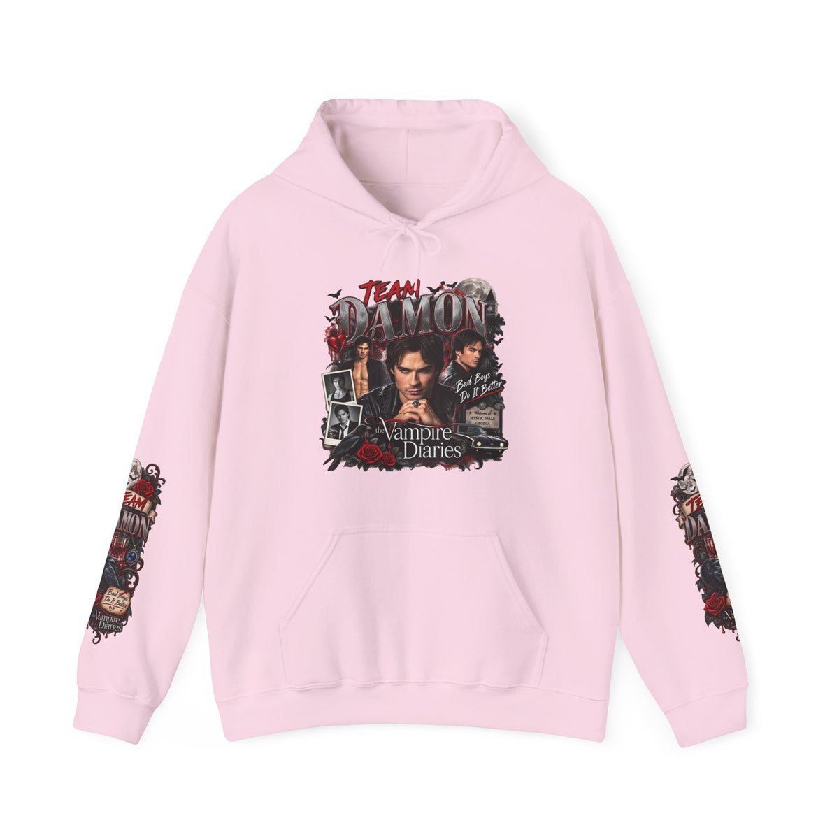 Team Damon Unisex Heavy Blend™ Hooded Sweatshirt