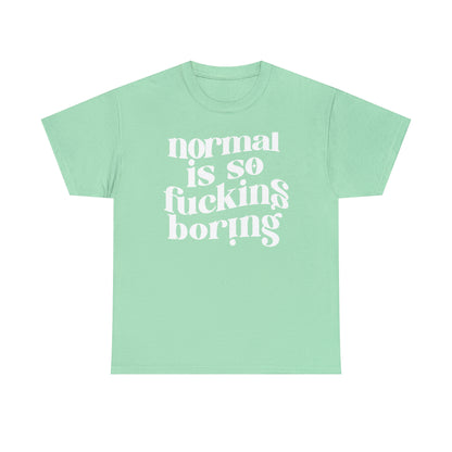 Don't be boring Unisex Heavy Cotton Tee