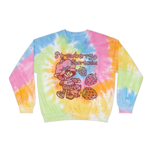 Strawberry Shortcake Tie-Dye Sweatshirt