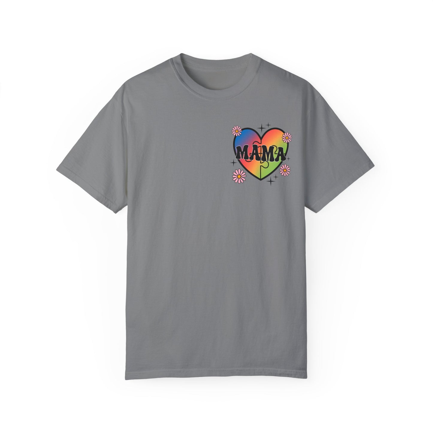 Somebody's proud autism mama Unisex Garment-Dyed T-shirt