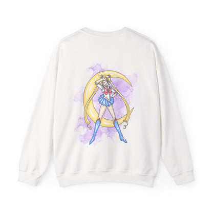 Sailor Moon Inspired Crewneck Sweatshirt, Cozy Unisex Top, Gift for Anime Fans, Casual Wear, Cute Aesthetic Apparel