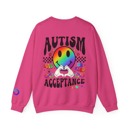 autism acceptance Unisex Heavy Blend™ Crewneck Sweatshirt