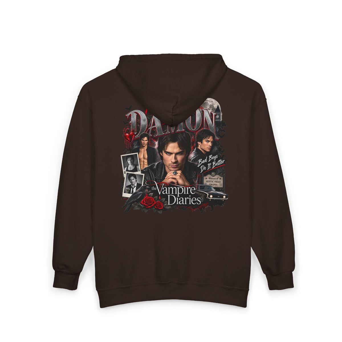 Team  Damon Unisex Heavy Blend™ Full Zip Hooded Sweatshirt