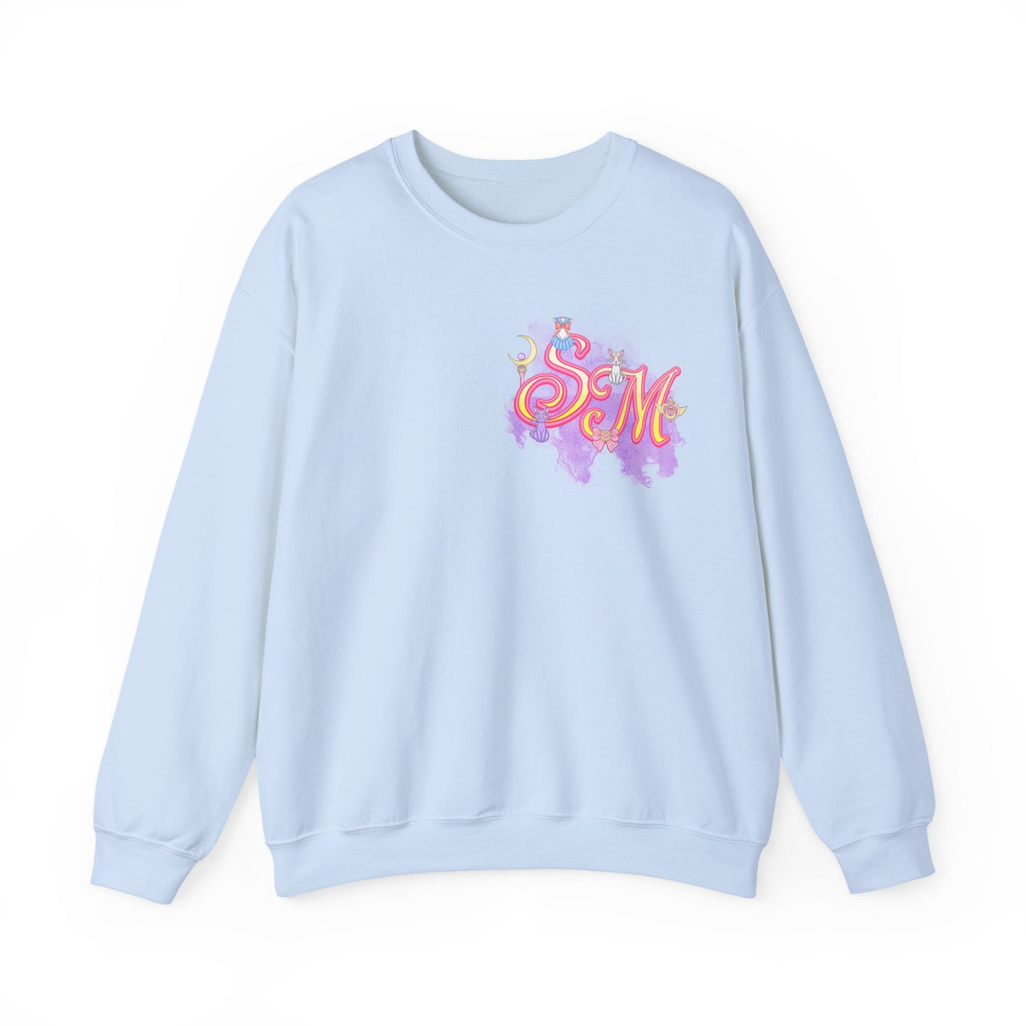 Sailor Moon Inspired Crewneck Sweatshirt, Cozy Unisex Top, Gift for Anime Fans, Casual Wear, Cute Aesthetic Apparel