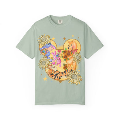 Pooh and crew Unisex Garment-Dyed T-shirt