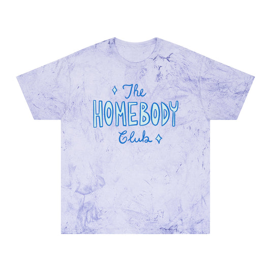 Homebody Club Unisex Color Blast T-Shirt, Cozy Casual Wear, Perfect Gift for Homebodies, Everyday Comfort, Lounge Style