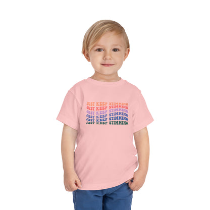 just keep stimming Toddler Short Sleeve Tee