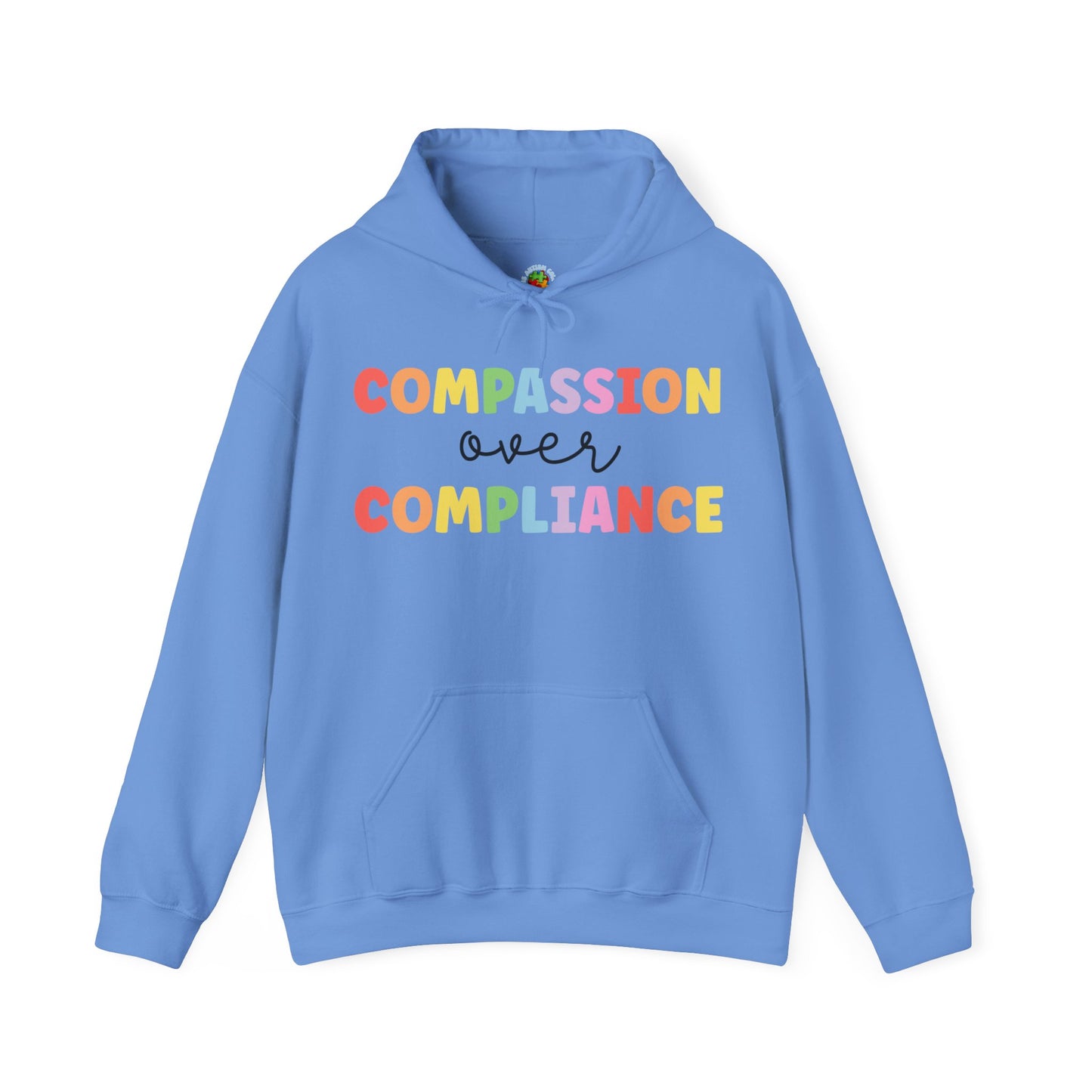 compassion over compliance Unisex Heavy Blend™ Hooded Sweatshirt