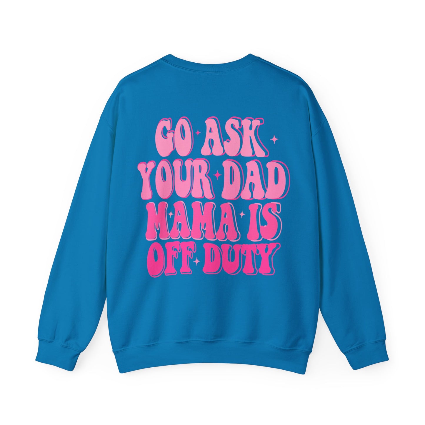 off duty mama Unisex Heavy Blend™ Crewneck Sweatshirt