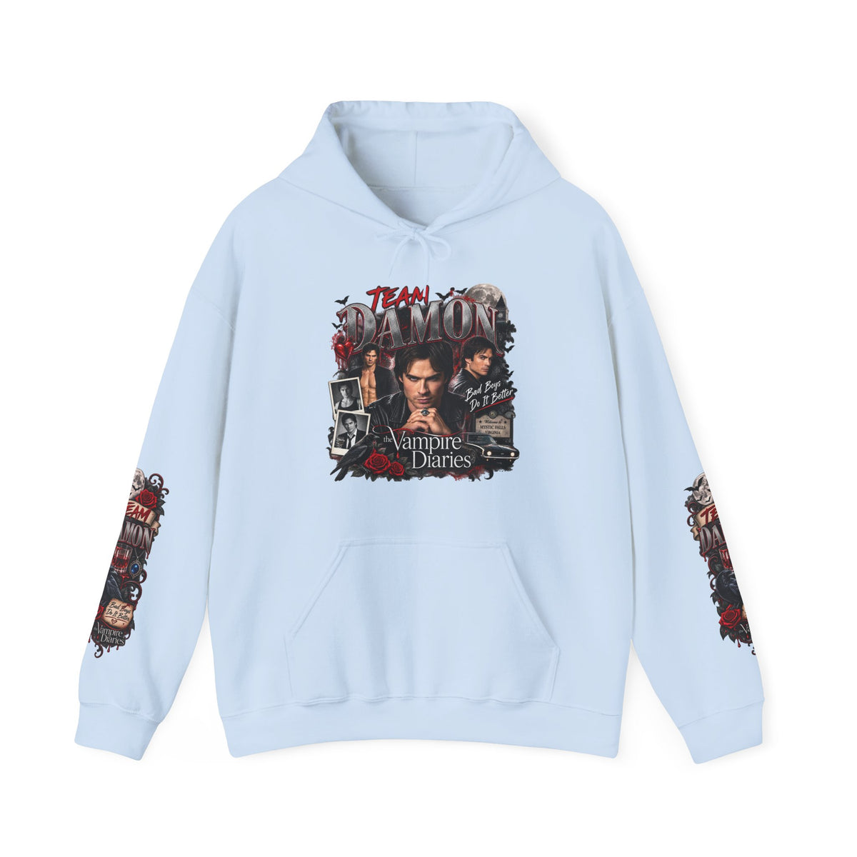 Team Damon Unisex Heavy Blend™ Hooded Sweatshirt
