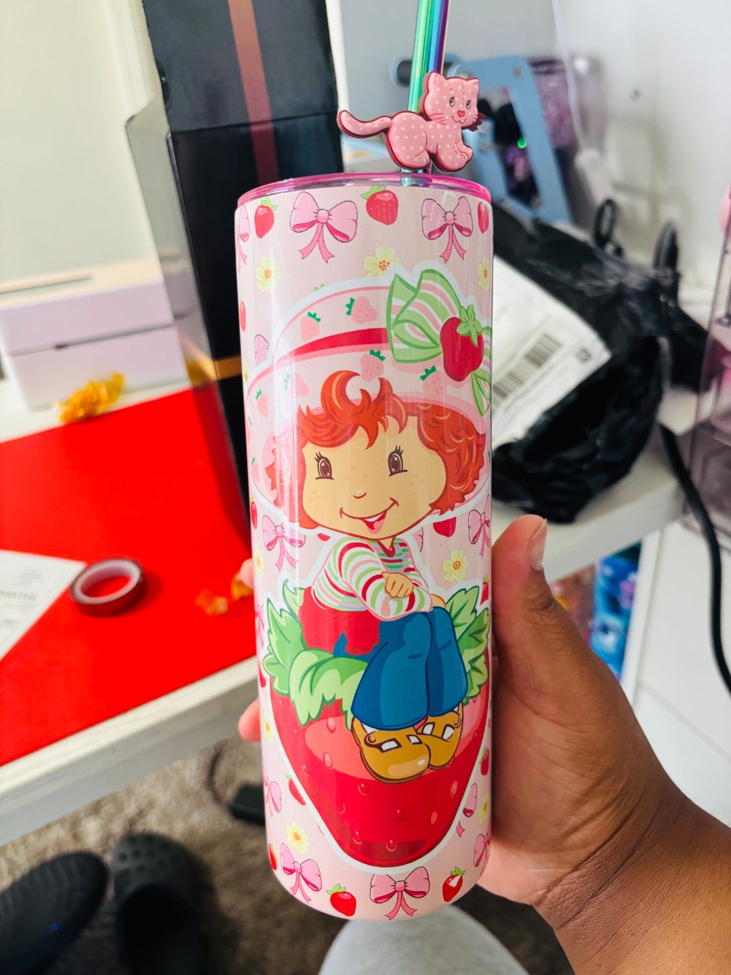 Strawberry shortcake tumbler