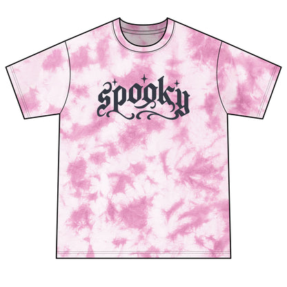 Spooky Unisex Crystal Tie-Dye Tee