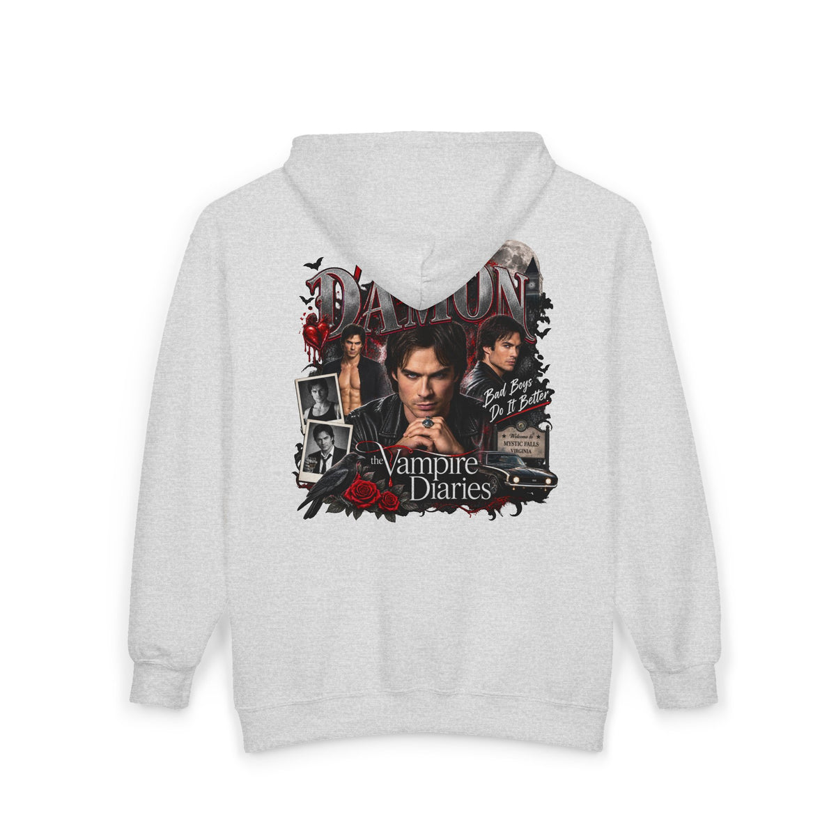 Team  Damon Unisex Heavy Blend™ Full Zip Hooded Sweatshirt
