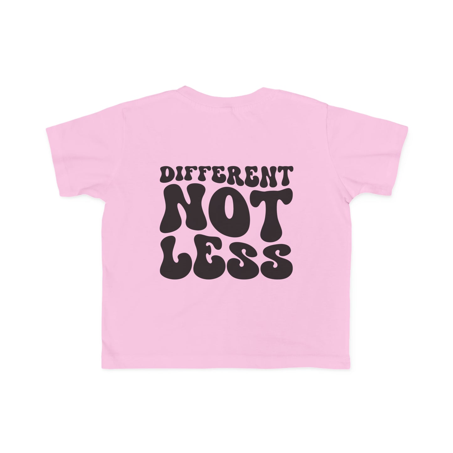 different not less Toddler's Fine Jersey Tee