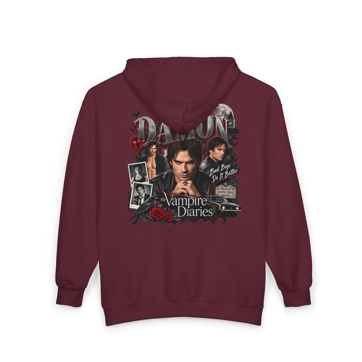 Team  Damon Unisex Heavy Blend™ Full Zip Hooded Sweatshirt