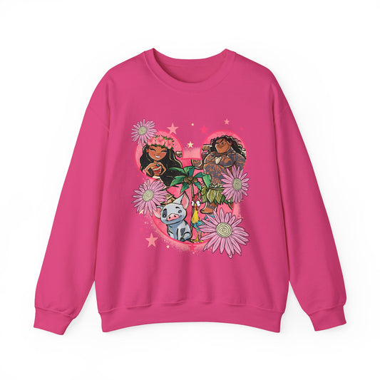 Moana Vibrant Floral Sweatshirt