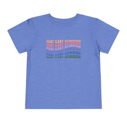 just keep stimming Toddler Short Sleeve Tee