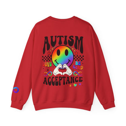 autism acceptance Unisex Heavy Blend™ Crewneck Sweatshirt