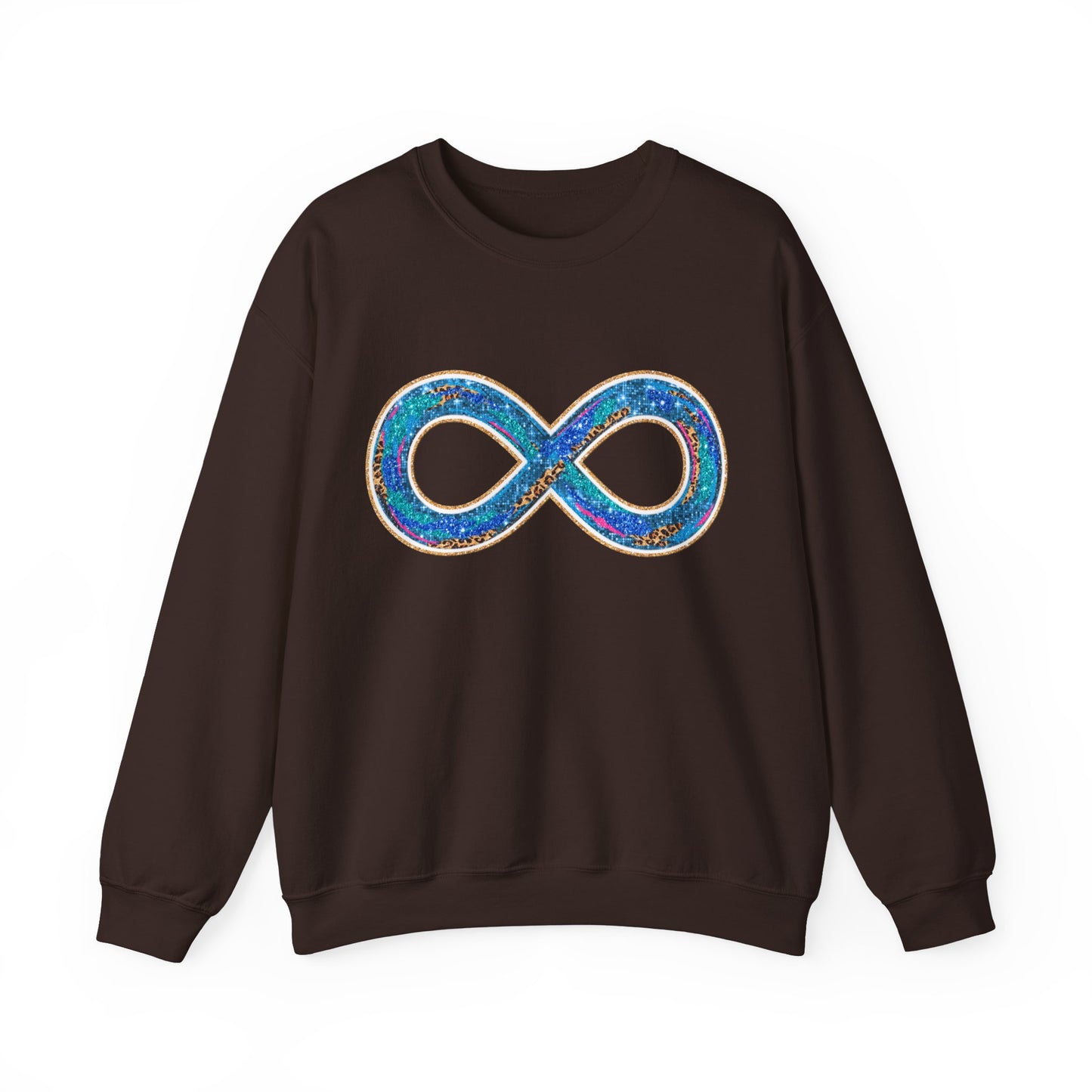 autism infinity symbol Unisex Heavy Blend™ Crewneck Sweatshirt