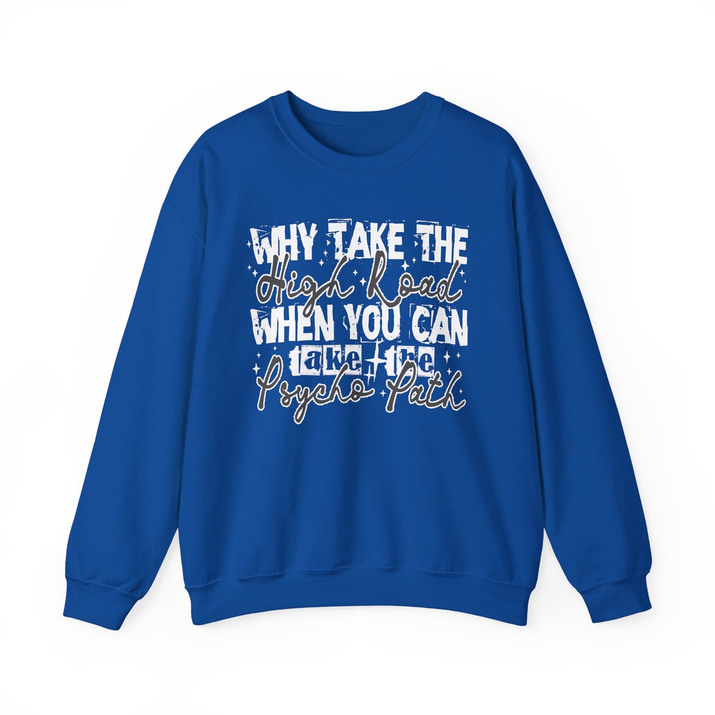 Psycho-Vibe Crewneck Sweatshirt | Fun Unisex Gift, Cozy Casual Wear, Trendy Street Style, Everyday Relaxation