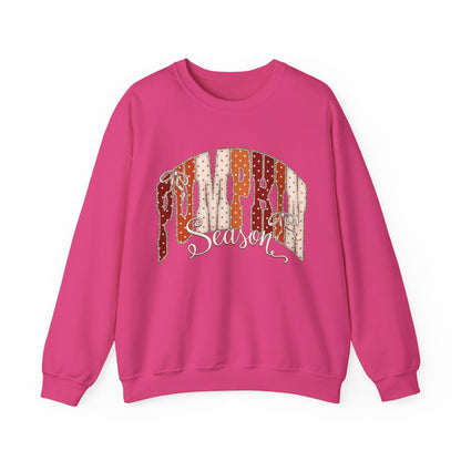 Varsity pumpkin seasons Unisex Heavy Blend™ Crewneck Sweatshirt