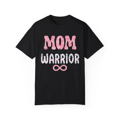 mom of a warrior Unisex Garment-Dyed T-shirt