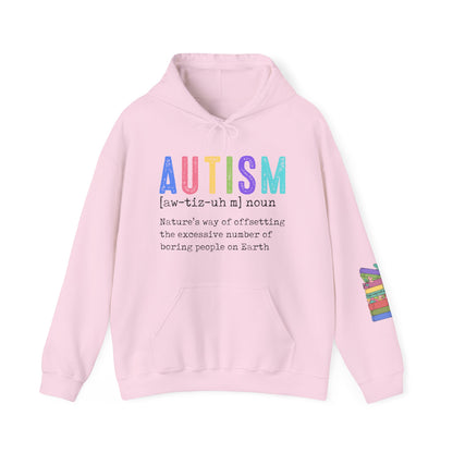 define autism Unisex Heavy Blend™ Hooded Sweatshirt