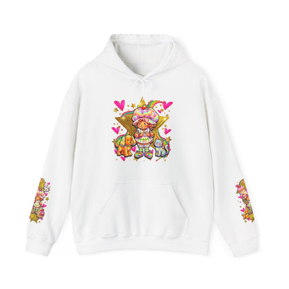 Strawberry Shortcake Hoodie — Cute Retro Cartoon Hooded Sweatshirt