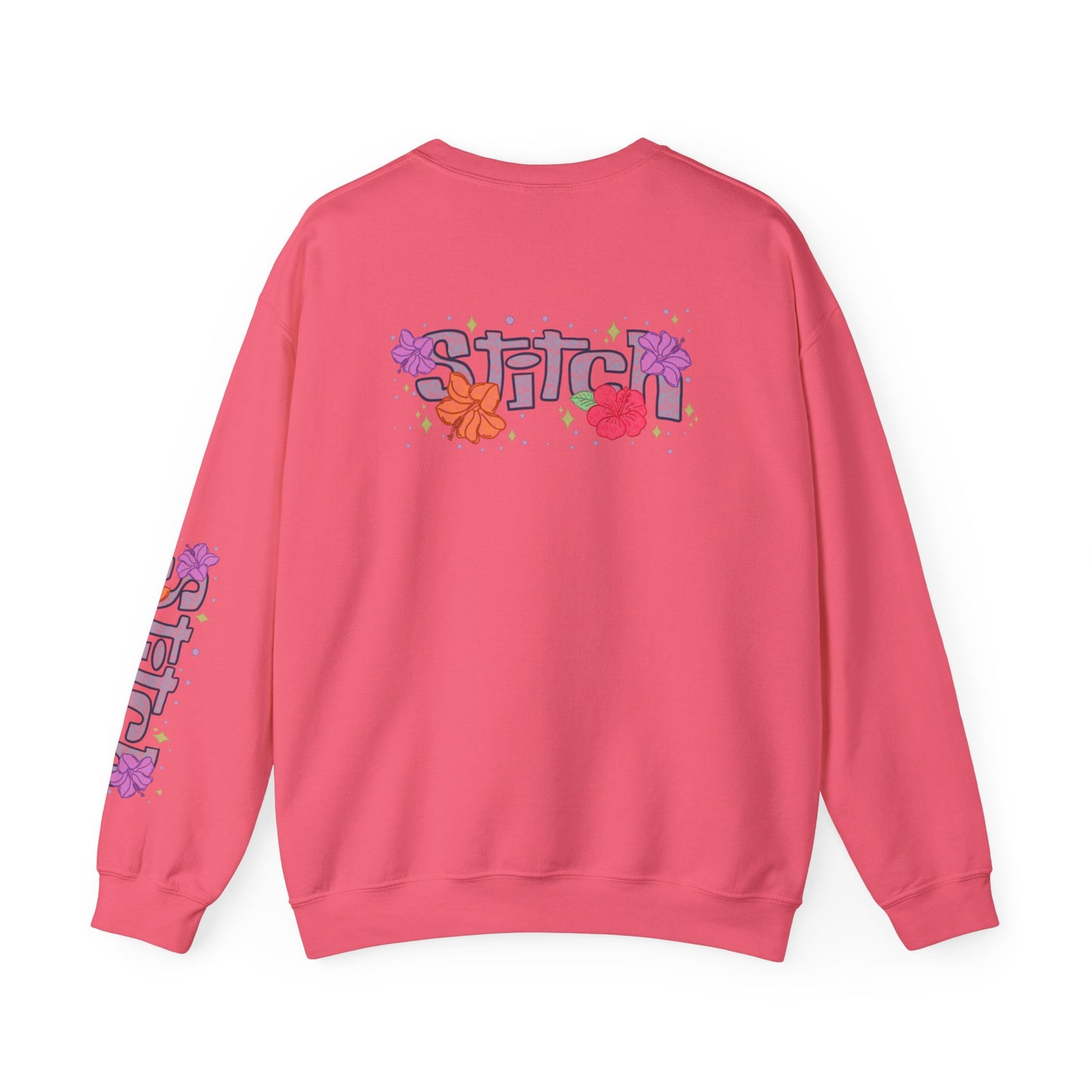 Lace floral stitch Crewneck Sweatshirt