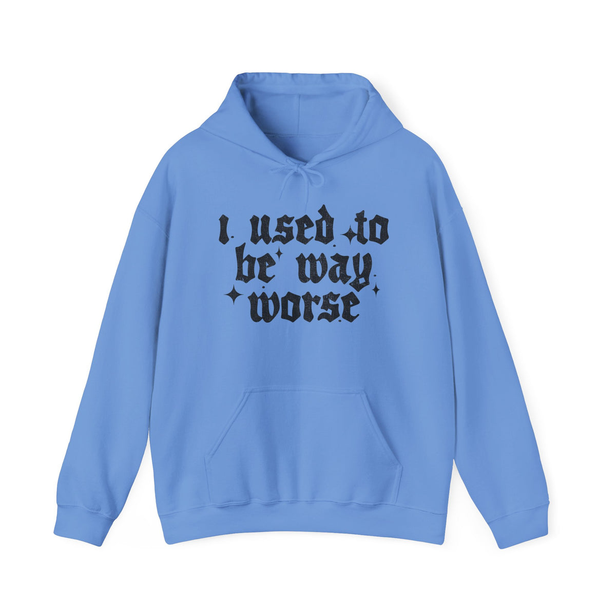 I use to be worse Unisex Heavy Blend™ Hooded Sweatshirt