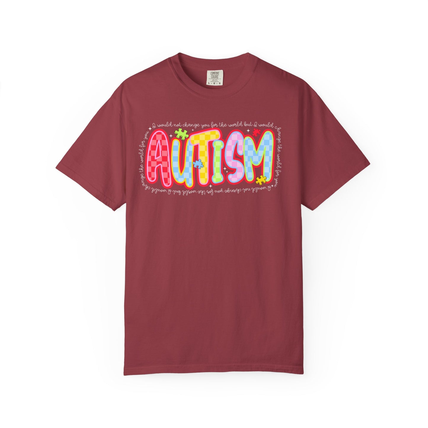T-Shirt — Colorful 'Autism' Pride Graphic Tee