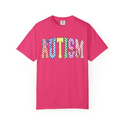 Autism Puzzle Pattern T-Shirt — Colorful Awareness Tee