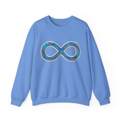 autism infinity symbol Unisex Heavy Blend™ Crewneck Sweatshirt