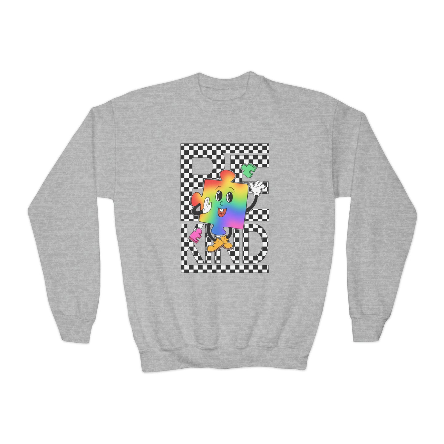 be kind Youth Crewneck Sweatshirt