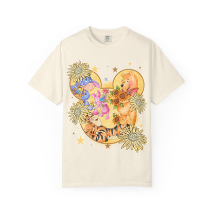 Pooh and crew Unisex Garment-Dyed T-shirt