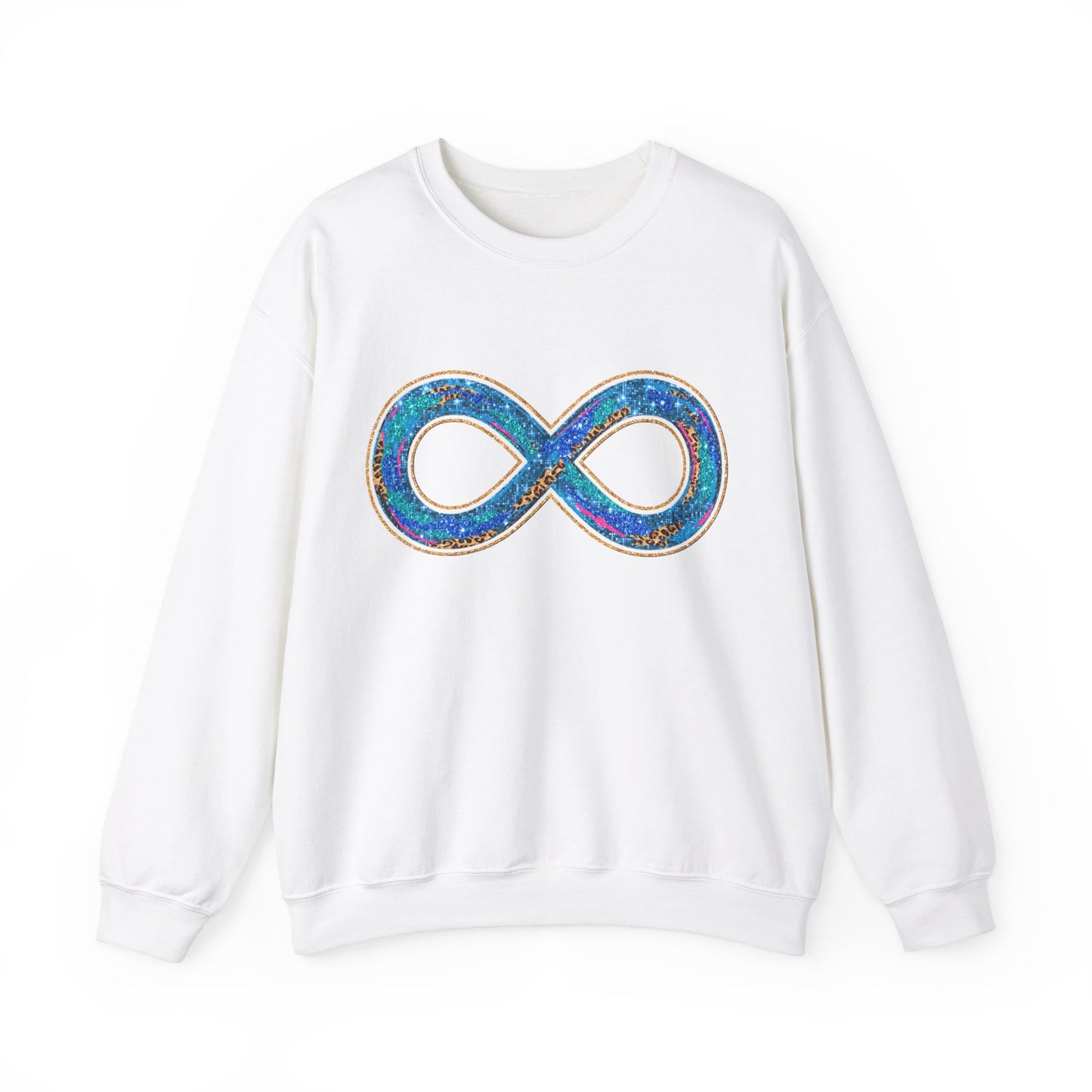 autism infinity symbol Unisex Heavy Blend™ Crewneck Sweatshirt