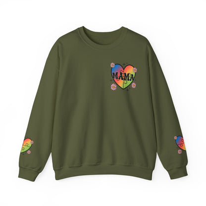 somebodys proud autism mama Unisex Heavy Blend™ Crewneck Sweatshirt